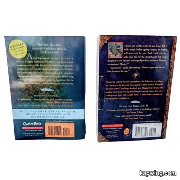 Inkspell and Inkdeath Paperback Novels - Picture 3 of 5